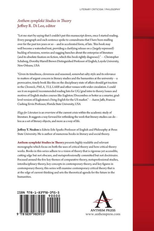 Produktbild: Elegy for Literature