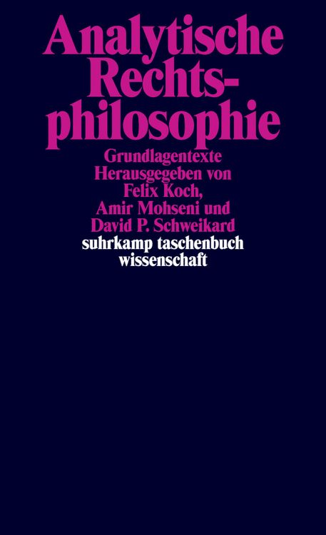 Produktbild: Analytische Rechtsphilosophie