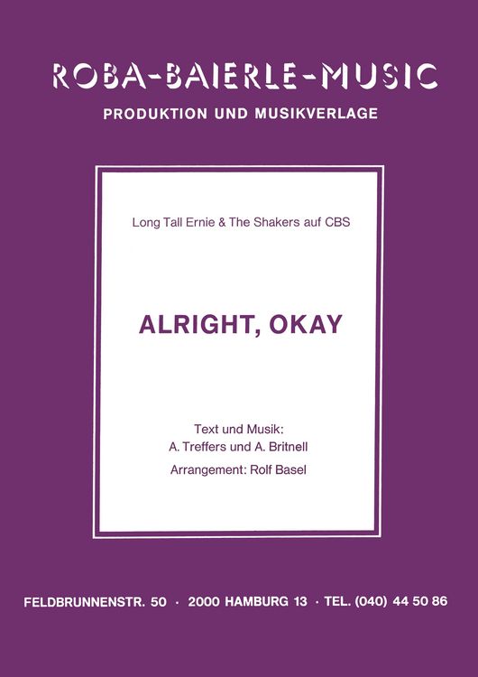 Produktbild: Alright, okay