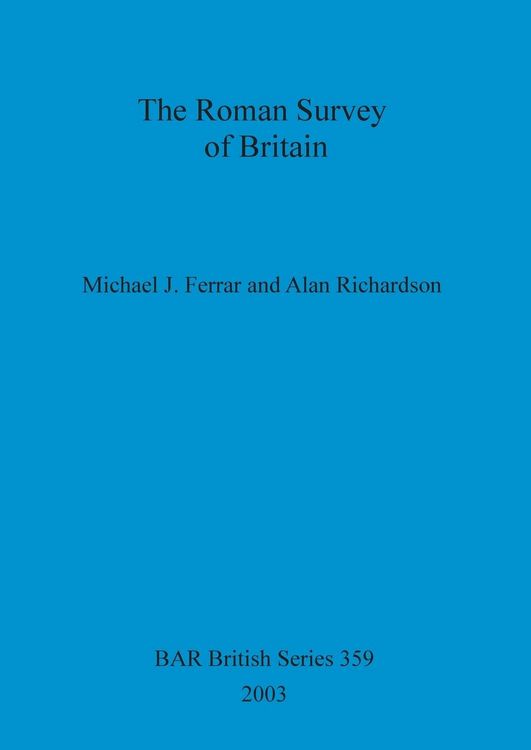 Produktbild: The Roman Survey of Britain