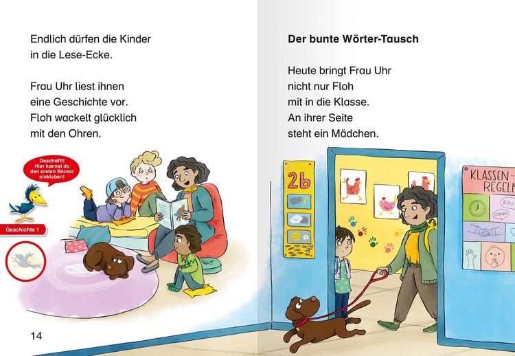 Produktbild: Leserabe 1. Lesestufe - Schulgeschichten mit Hund Floh