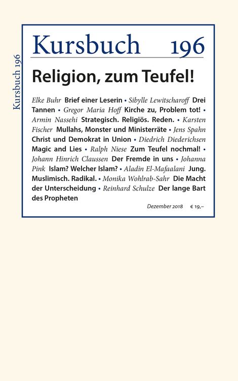 Produktbild: Kursbuch 196