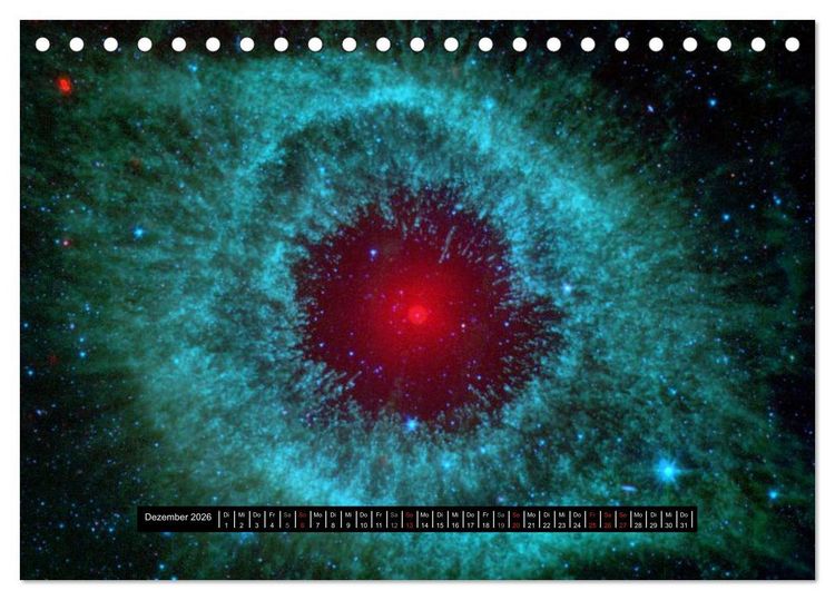 Produktbild: Planetarischer Nebel (Tischkalender 2026 DIN A5 quer), CALVENDO Monatskalender