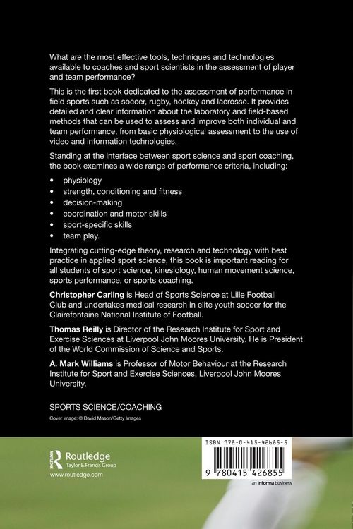 Produktbild: Performance Assessment for Field Sports