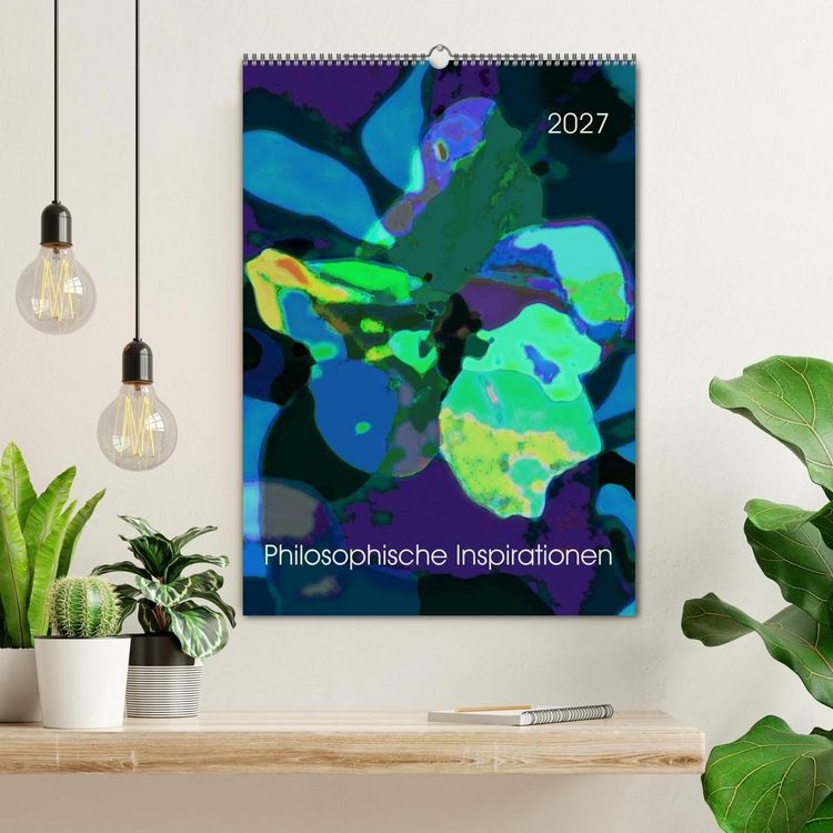 Produktbild: Philosophische Inspirationen Wandkalender 2027 (Wandkalender 2027 DIN A2 hoch), CALVENDO Monatskalender