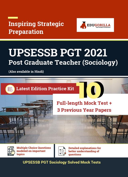 Produktbild: UPSESSB PGT Sociology Recruitment Exam 2021 | 1600+ Objective Questions ( Solved)