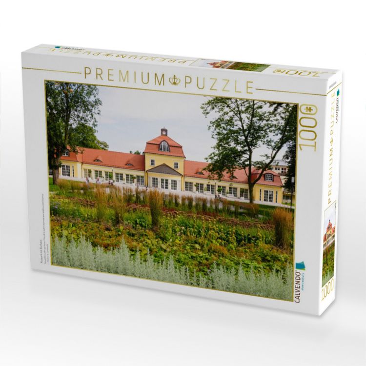 Produktbild: CALVENDO Puzzle Kurpark mit Kurhaus | 1000 Teile Lege-Gr&ouml;&szlig;e 64x48cm Foto-Puzzle f&uuml;r gl&uuml;ckliche Stunden