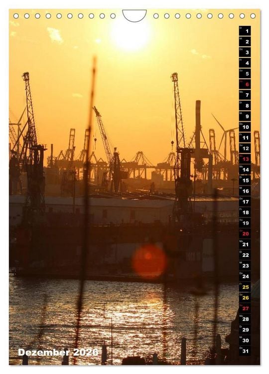 Produktbild: HAMBURG - Ansichten (Wandkalender 2026 DIN A4 hoch), CALVENDO Monatskalender