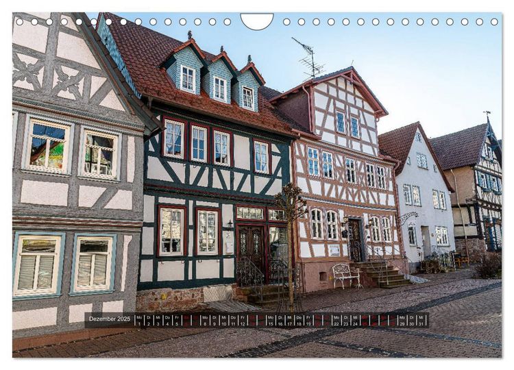 Steinau an der Straße (Wandkalender 2025 DIN A4 quer), CALVENDO Monatskalender