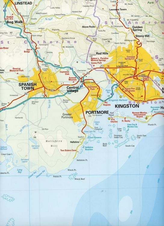 Produktbild: Reise Know-How Landkarte Jamaika / Jamaica (1:150.000)