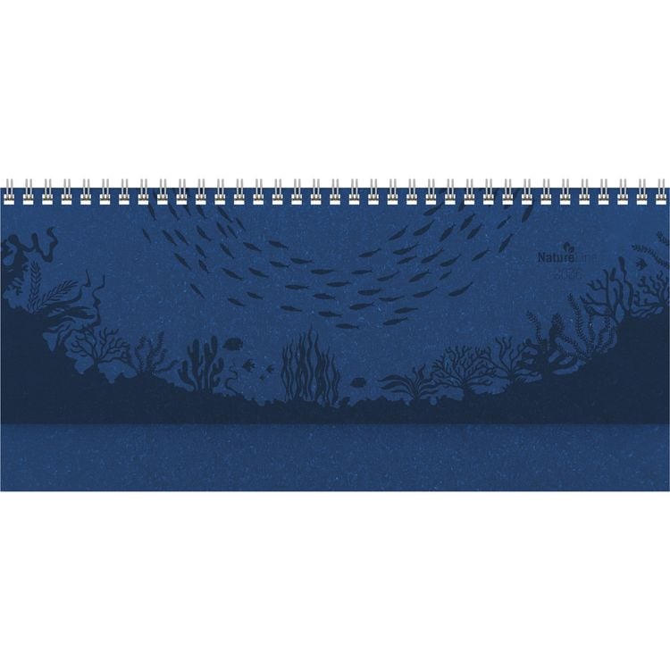 Bild vom Artikel Tisch-Querkalender Nature Line Ocean 2026 - Tisch-Kalender - Büro-Kalender quer 29,7x13,5 cm - 1 Woche 2 Seiten - Umwelt-Kalender - mit Hardcover vom Autor Alpha Edition