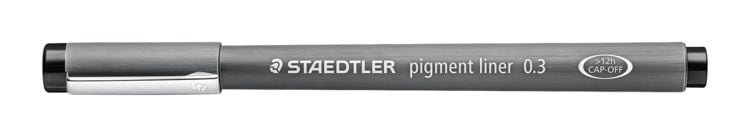 Produktbild: STAEDTLER Fineliner Lumocolor pigment liner 308 schwarz, 0,3 mm