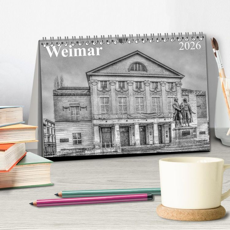 Produktbild: Weimar (Tischkalender 2026 DIN A5 quer), CALVENDO Monatskalender