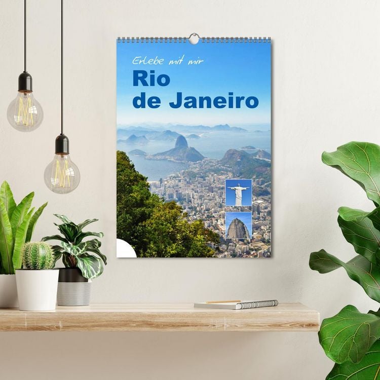Produktbild: Erlebe mit mir Rio de Janeiro (Wandkalender 2026 DIN A3 hoch), CALVENDO Monatskalender