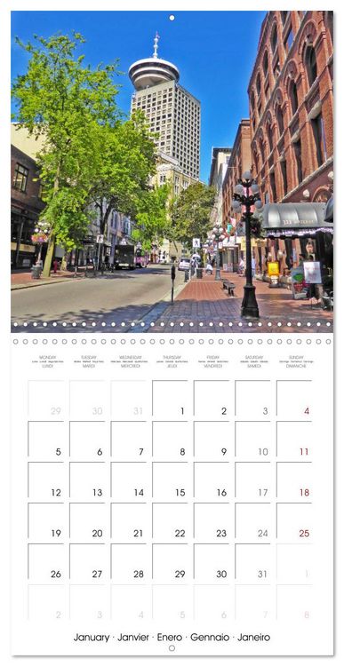 Produktbild: Vancouver Canada (Wall Calendar 2026 12 &times; 12 Inch) CALVENDO 12 Month Wall Calendar