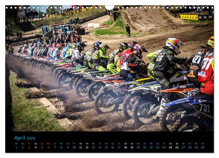 Produktbild: MX Racing 2026 (Wandkalender 2026 DIN A3 quer), CALVENDO Monatskalender