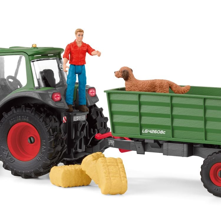 Produktbild: schleich&reg; FARM WORLD 42608 Traktor mit Anh&auml;nger