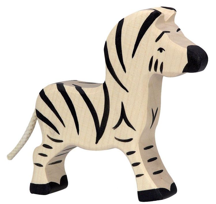 Produktbild: Holztiger Zebra, klein, Holz