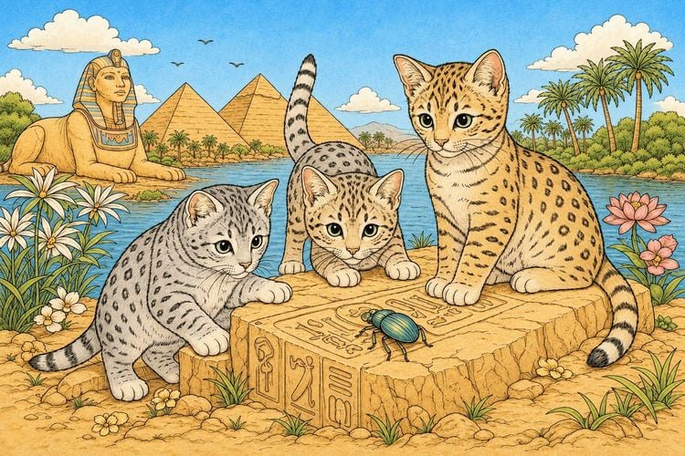 Produktbild: Katzen Malbuch f&uuml;r Kinder ab 8 Jahren und Erwachsene mit 50 detailreichen Ausmalmotiven