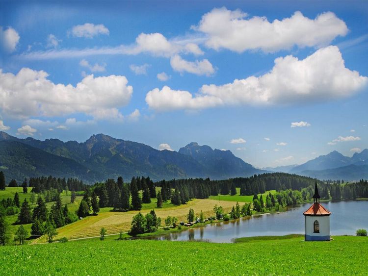 Produktbild: CALVENDO Puzzle Im Allg&auml;u | 1000 Teile Lege-Gr&ouml;&szlig;e 64x48cm Foto-Puzzle f&uuml;r gl&uuml;ckliche Stunden