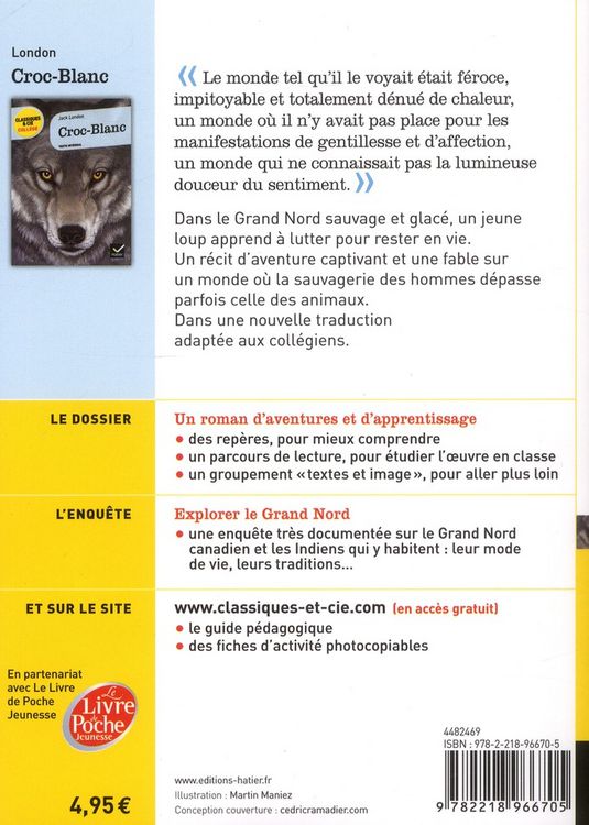 Produktbild: Croc-Blanc : texte int&eacute;gral