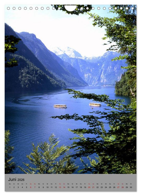 Produktbild: Wundersch&ouml;nes Berchtesgadener Land (Wandkalender 2026 DIN A4 hoch), CALVENDO Monatskalender
