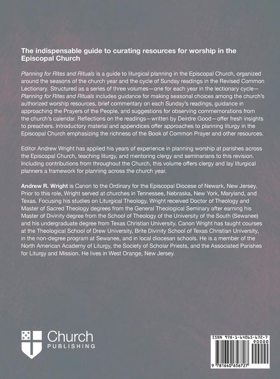 Produktbild: Planning for Rites and Rituals