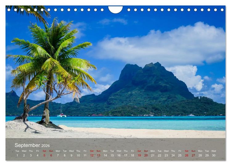 Produktbild: Dream Beaches worldwide (Wall Calendar 2026 DIN A4 landscape), CALVENDO 12 Month Wall Calendar