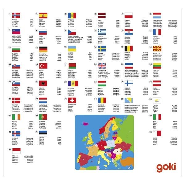 Produktbild: goki PuzzleEuropa