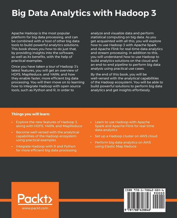 Produktbild: Big Data Analytics with Hadoop 3