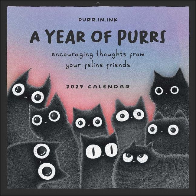 Produktbild: A Year of Purrs 2027 Wall Calendar
