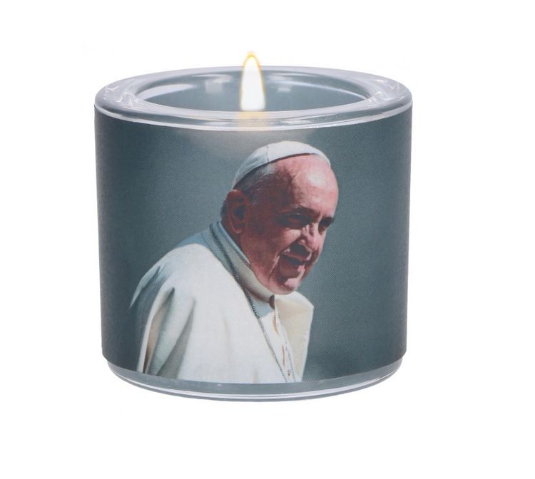 Produktbild: Trauerkerze: Papst Franziskus