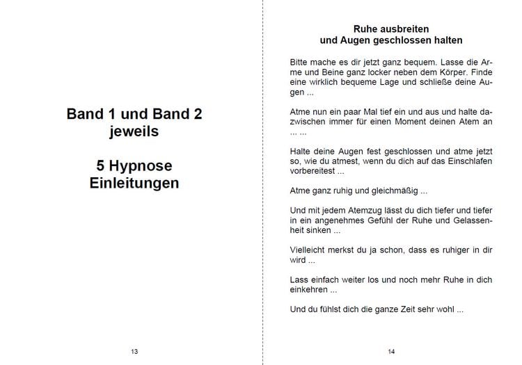 Produktbild: Hypnosetexte zum Vorlesen und selber Zusammenstellen