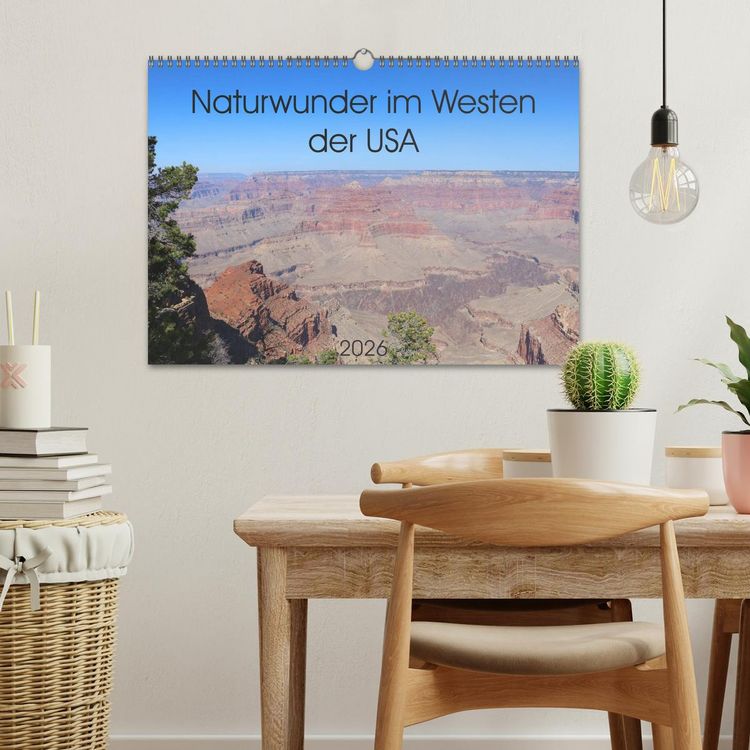 Produktbild: Naturwunder im Westen der USA (Wandkalender 2026 DIN A3 quer), CALVENDO Monatskalender