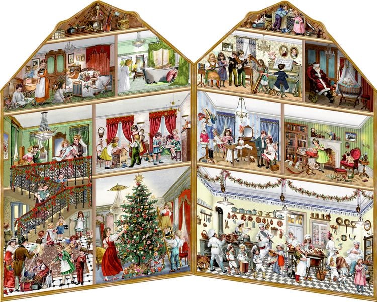 Produktbild: Aufstell-Adventskalender &ndash; Weihnachten bei uns Zuhaus