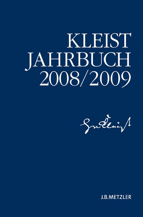 Produktbild: Kleist-Jahrbuch 2008/09