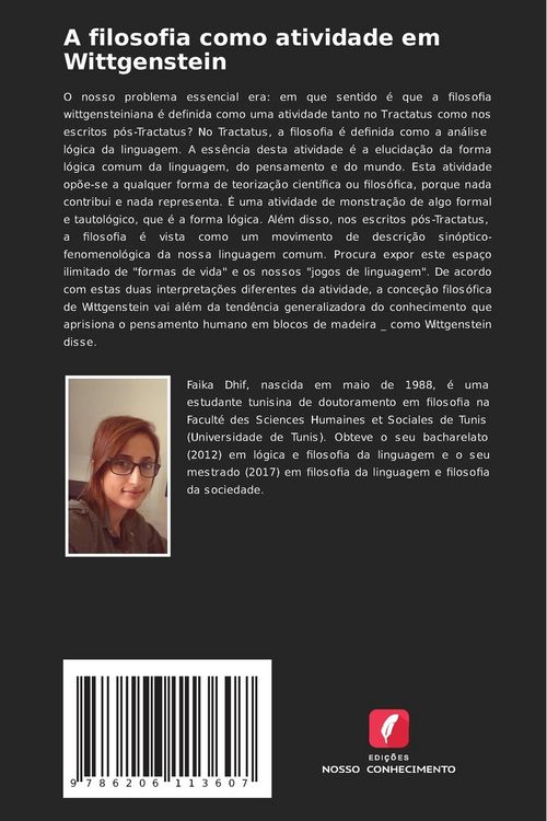 Produktbild: A filosofia como atividade em Wittgenstein