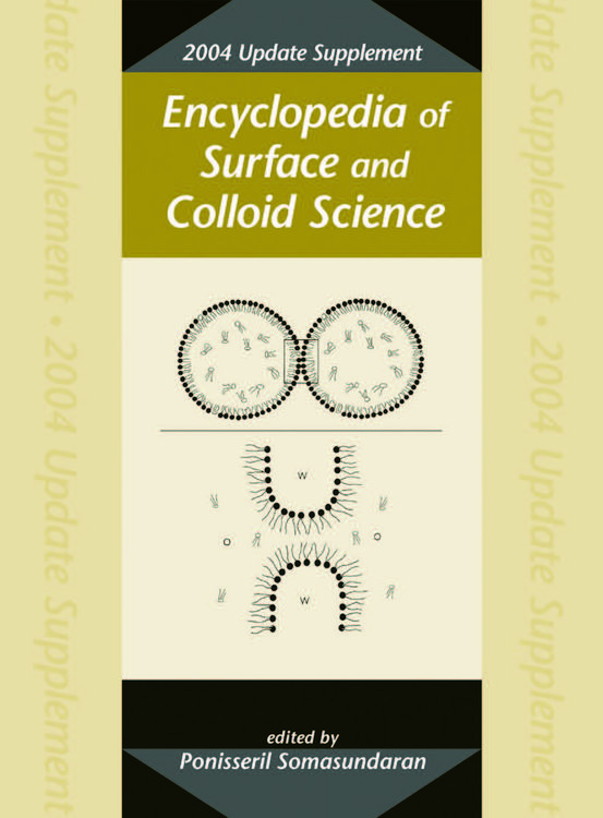 Produktbild: Encyclopedia of Surface and Colloid Science, 2004 Update Supplement
