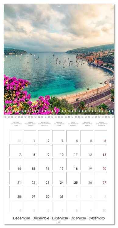Produktbild: Beautiful French Riviera (Wall Calendar 2026 12 &times; 12 Inch) CALVENDO 12 Month Wall Calendar