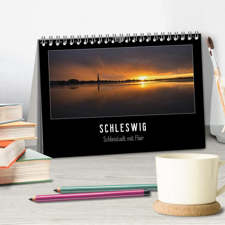 Produktbild: Schleswig - Schleistadt mit Flair (Tischkalender 2026 DIN A5 quer), CALVENDO Monatskalender