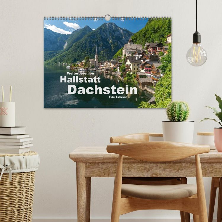 Produktbild: Welterberegion Hallstatt Dachstein (Wandkalender 2026 DIN A3 quer), CALVENDO Monatskalender