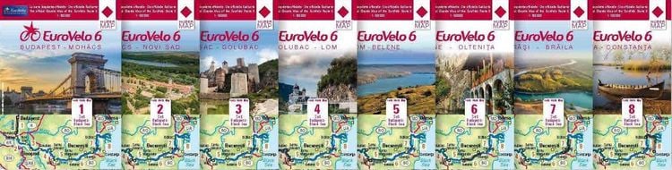 Produktbild: EuroVelo6 (Budapest - Schwarzes Meer) 1:100 000