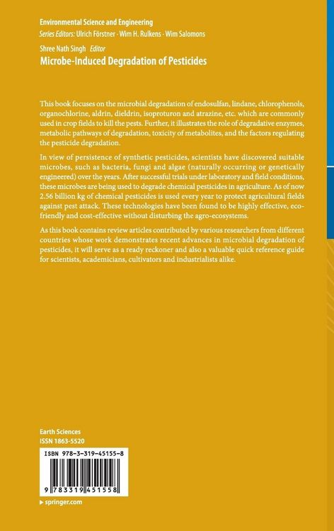 Produktbild: Microbe-Induced Degradation of Pesticides