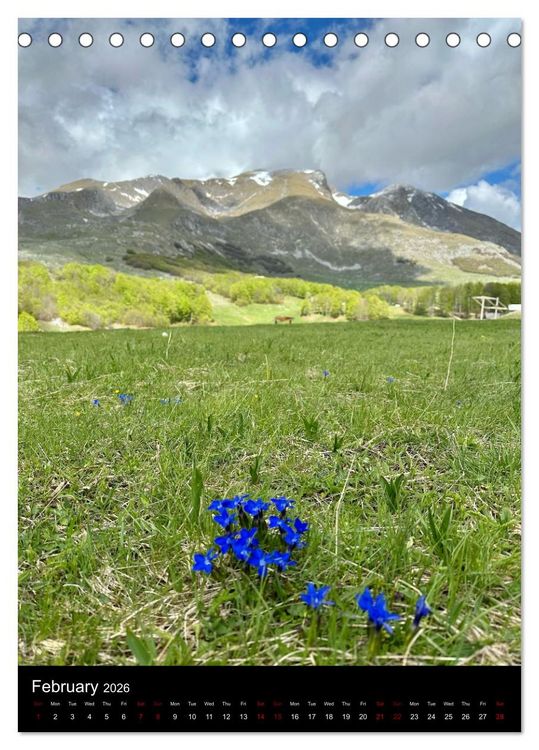 Produktbild: Durmitor &mdash; Majestic Peaks of Montenegro (Desk Calendar 2026 DIN A5 portrait), CALVENDO 12 Month DeskCalendar