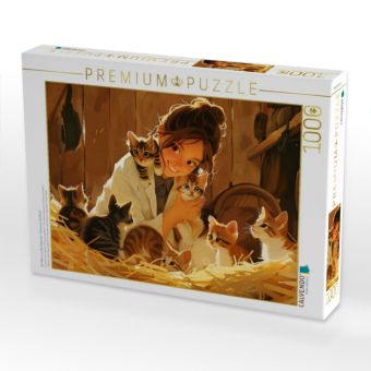 Produktbild: CALVENDO Puzzle Ein Motiv aus dem Kalender "Schnauze voll Gl&uuml;ck" | 1000 Teile Lege-Gr&ouml;&szlig;e 64x48cm Foto-Puzzle f&uuml;r gl&uuml;ckliche Stunden