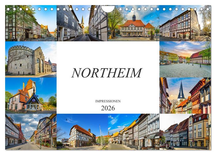Produktbild: Northeim Impressionen (Wandkalender 2026 DIN A4 quer), CALVENDO Monatskalender
