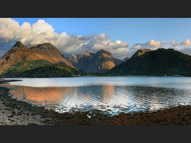 Produktbild: CALVENDO Puzzle Panorama, Glen Coe Village, Schottland | 1000 Teile Lege-Gr&ouml;&szlig;e 64x48cm Foto-Puzzle f&uuml;r gl&uuml;ckliche Stunden