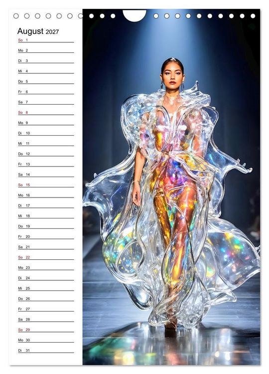 Produktbild: Impossible Couture - Futuristische Mode jenseits von Schwerkraft und Realit&auml;t (Wandkalender 2027 DIN A4 hoch), CALVENDO Monatskalender