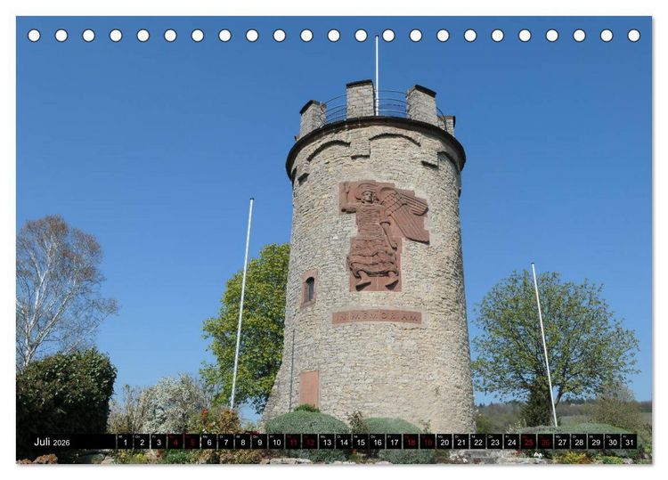 Produktbild: Badisch sympathisch Weingarten (Tischkalender 2026 DIN A5 quer), CALVENDO Monatskalender