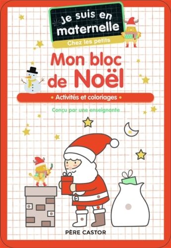Produktbild: Mon bloc de No&euml;l, chez les petits : activit&eacute;s et coloriages